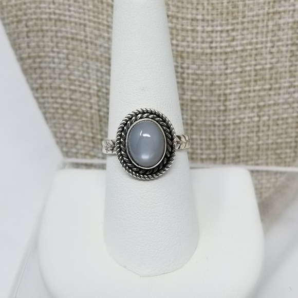Jewelry - Artisan Crafted  Moonstone Sterling silver ring.